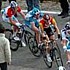 Frank Schleck and Kim Kirchen hang on to the lead group in the 3rd stage of Tour Meditranen 2005